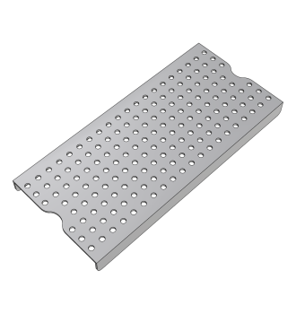 Grille pour cuve de comptoir de bar 250x120x20