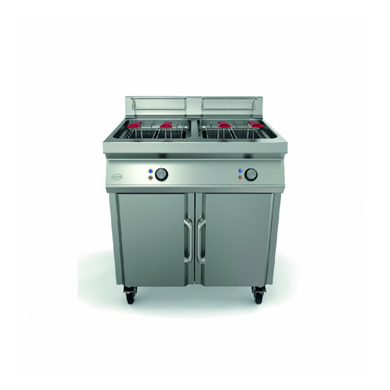 Friteuse mécanique 2 cuves simples 14 L