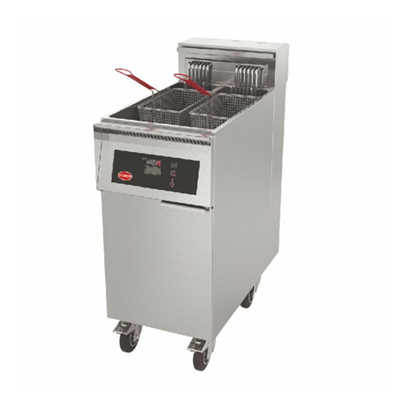 Friteuse électrique avec filtration 1 cuve simple 22 L