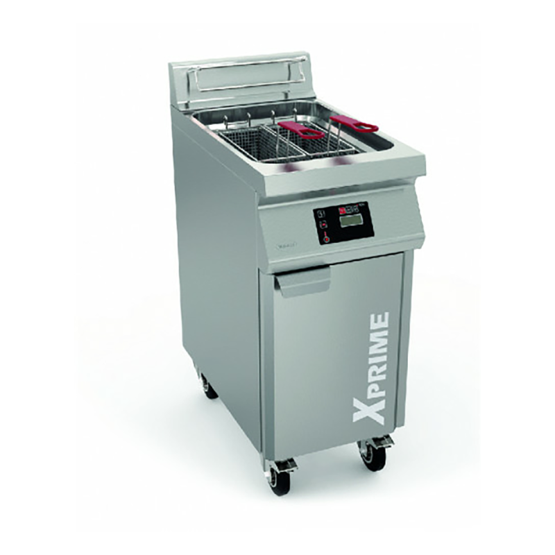 Friteuse électrique avec filtration 1 cuve simple 14 L