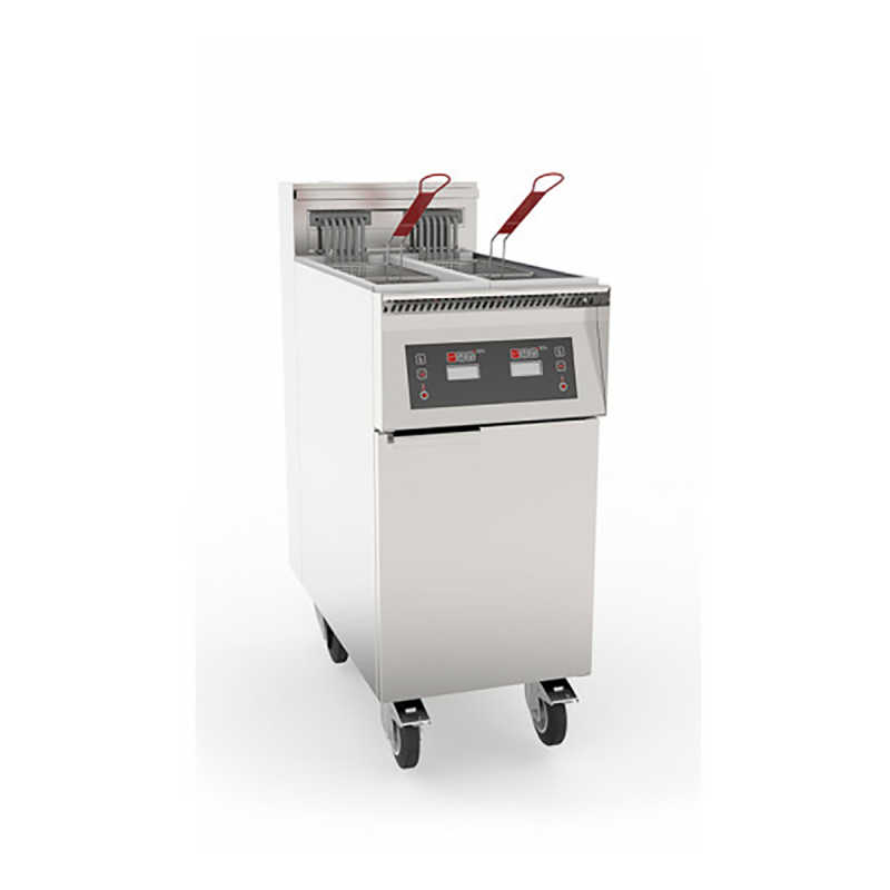 Friteuse électrique avec filtration 1 cuve double 11 L 17kW