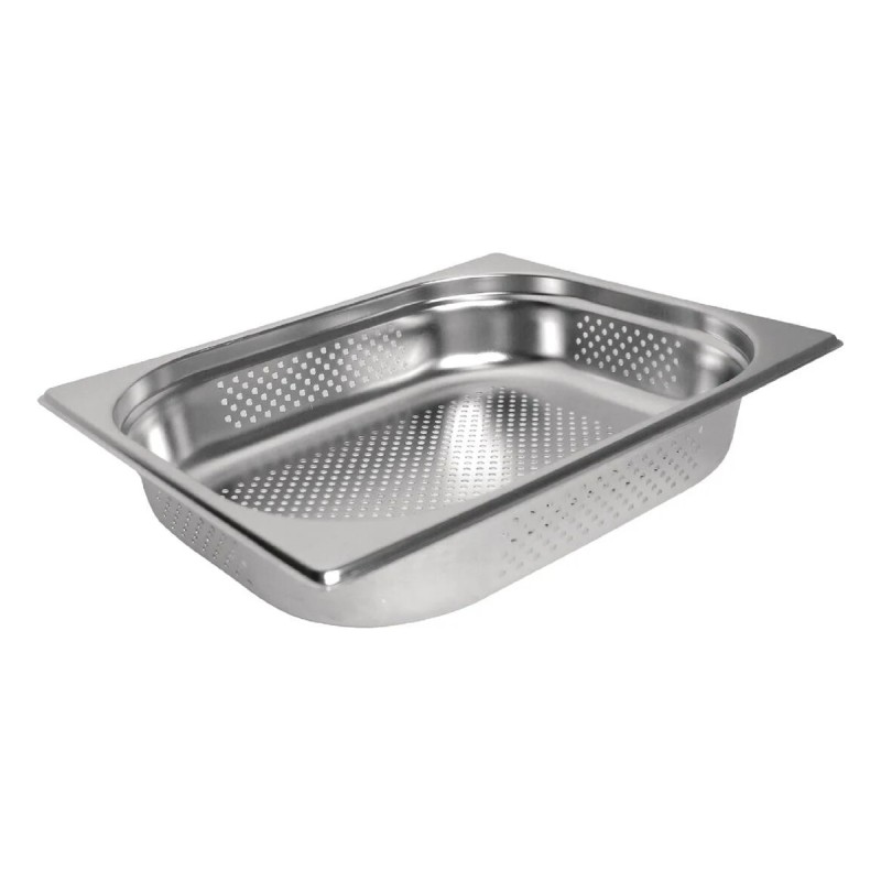 1/2 gastronorm pan, 100mm depth, perforated
