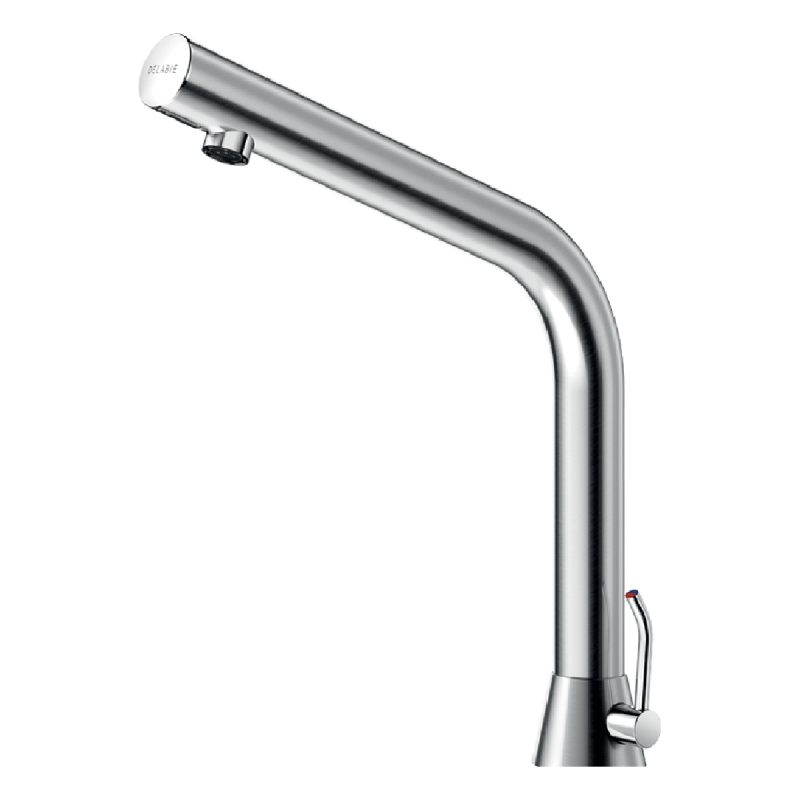 Mitigeur de lavabo automatique secteur satiné
