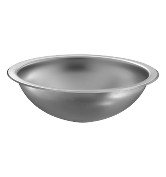 Vasque à encastrer poli satiné 385mm