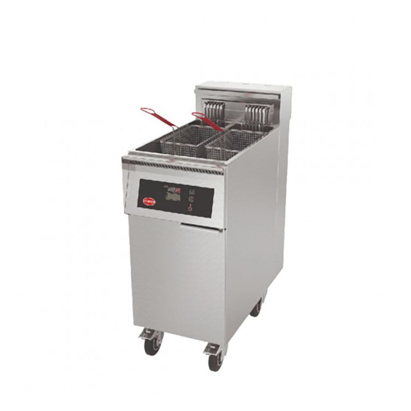 Friteuse électrique programmable avec filtration 1 cuve simple 22 L