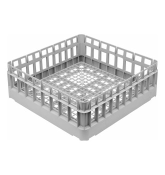 Panier universel en polypropylène avec fond plat L500xP500xH170mm