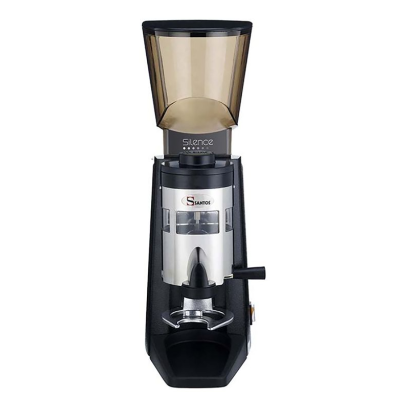 Moulin à café espresso avec presse poudre mobile