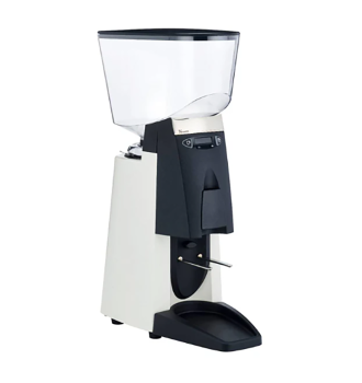 Moulin à café automatique blanc sans tasseur
