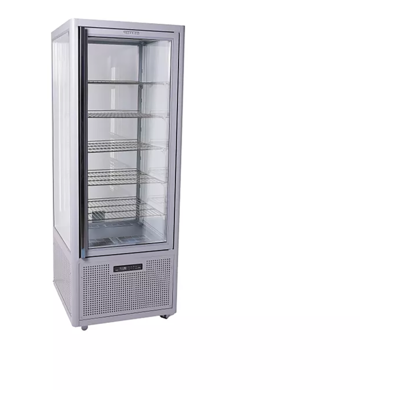 Vitrine verticale positive statique avec grilles 360 L