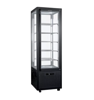 Vitrine verticale bi-température avec grilles 360 L