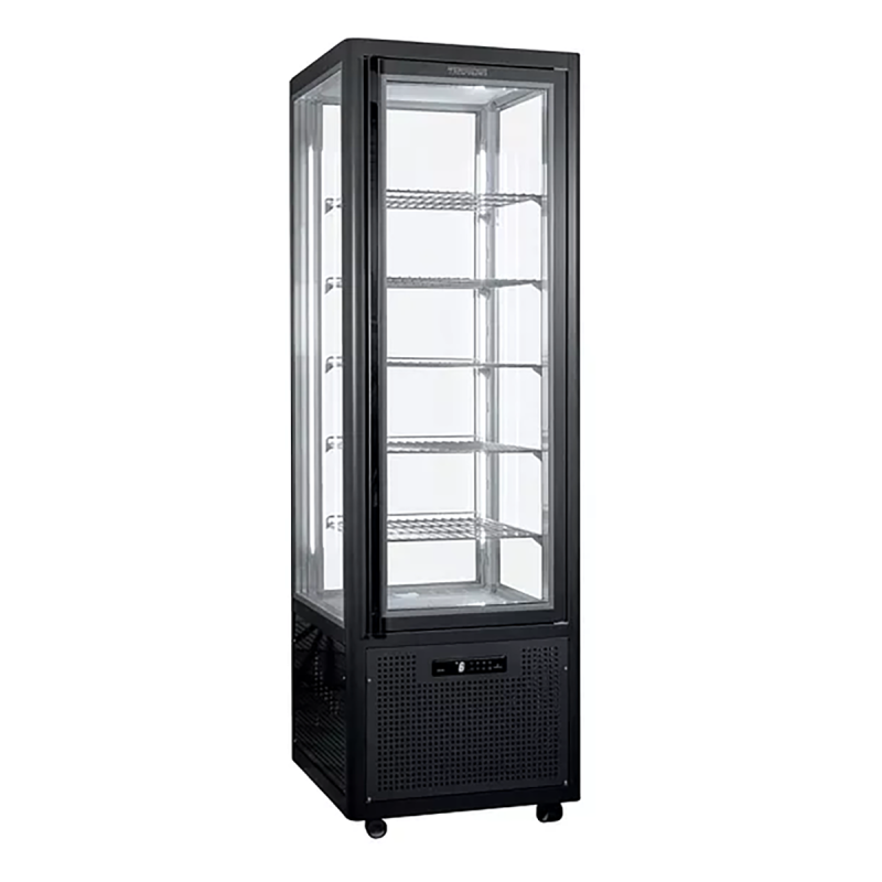 Vitrine verticale bi-température avec grilles 360 L