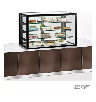 Vitrine horizontale positive ventilée DROP IN 380 L