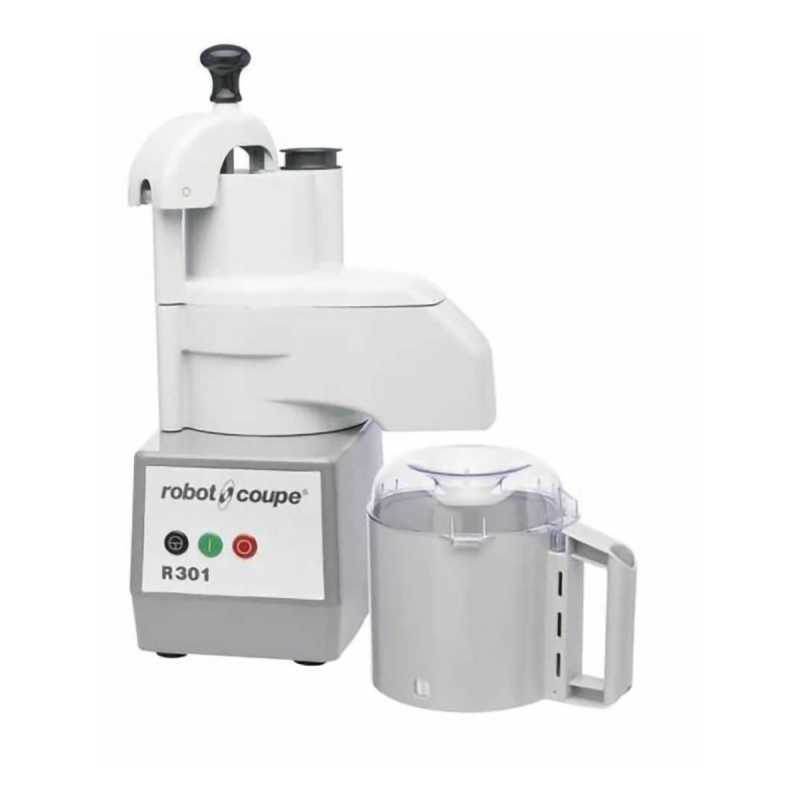 Combiné cutter et coupe légumes 4 disques Blanc
