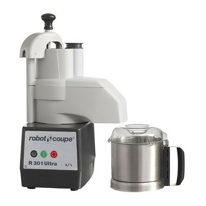 Combiné cutter et coupe légumes inox