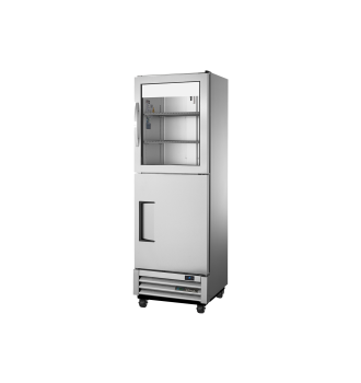 Réfrigérateur 2 portes semi vitrées et pleine 290 L