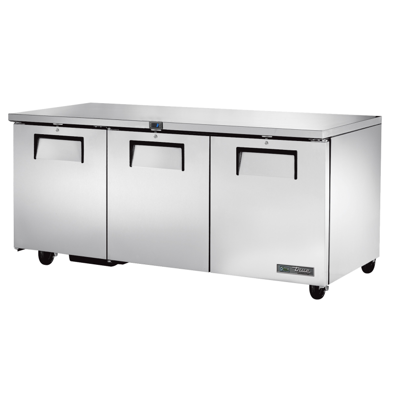 Réfrigérateur comptoir et sous-comptoir 3 portes 461 L