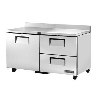 Réfrigérateur comptoir à rangement profond avec plan de travail 226 L