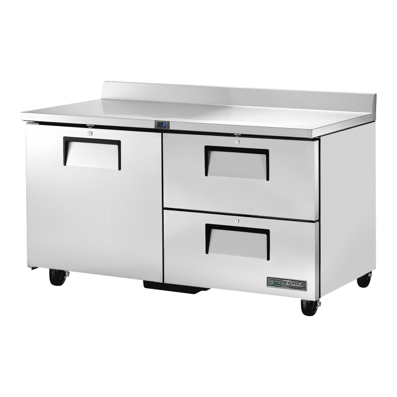 Réfrigérateur comptoir à rangement profond avec plan de travail 226 L