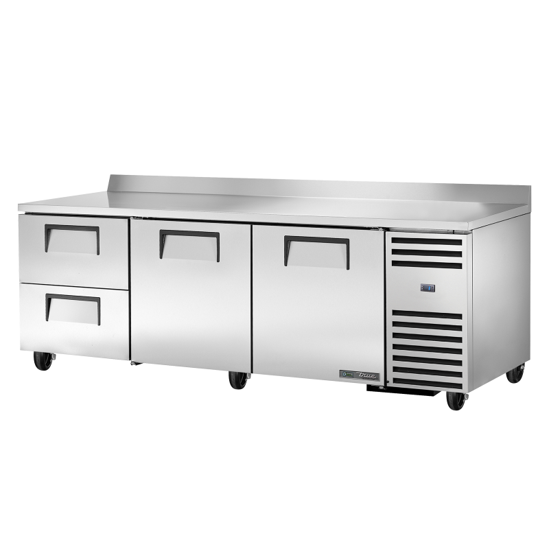 Réfrigérateur comptoir à rangement profond avec plan de travail 608 L