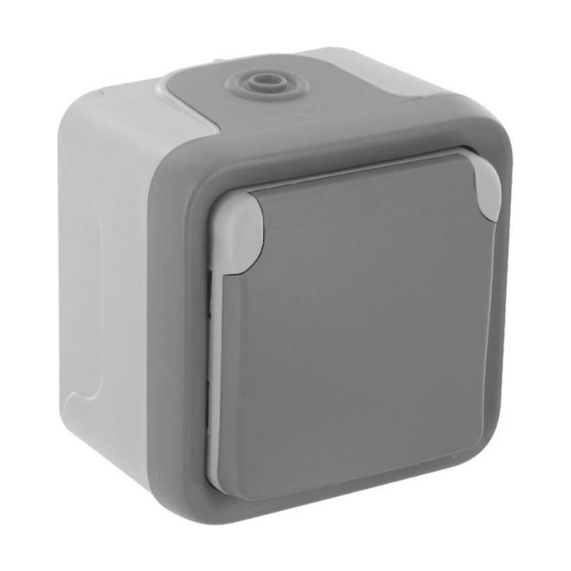 Surface-mounted plastic RJ45 socket