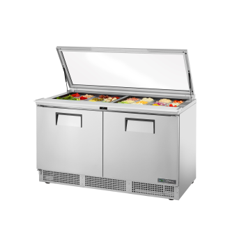 Réfrigérateur avec capot en verre 2 portes