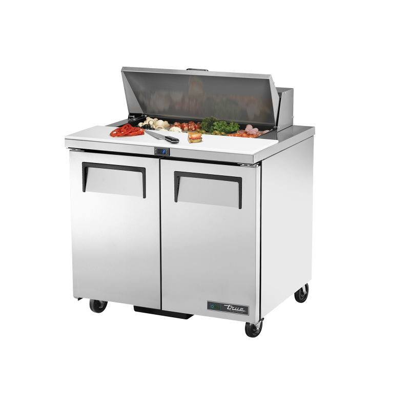 Table de préparation sandwich et salade réfrigérée 8 bacs GN 1/6 L,91