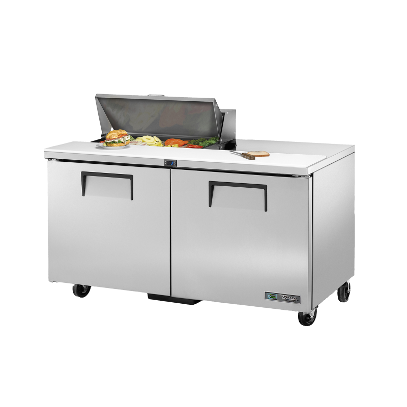 Table de préparation sandwich et salade réfrigérée 8 bacs GN 1/6 L, 152