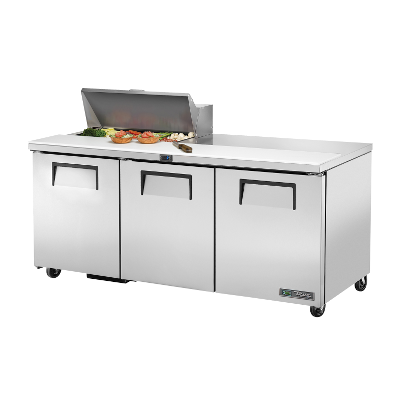 Table de préparation sandwich et salade réfrigérée 8 bacs GN L,183
