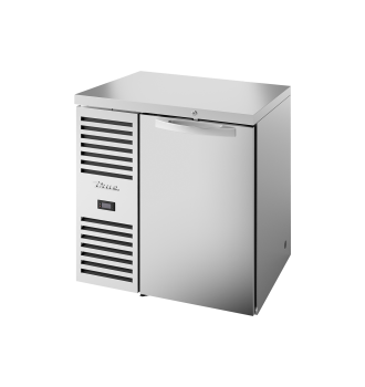 Arrière bar réfrigéré inox 1 porte pleine L,813