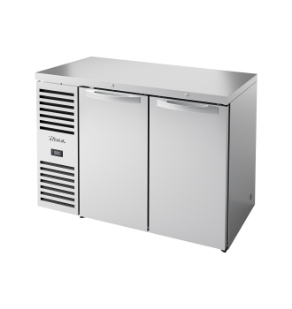 Arrière bar réfrigéré inox 2 portes pleines battantes L,1219