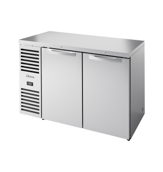Arrière bar réfrigéré inox 2 portes pleines battantes L,1321