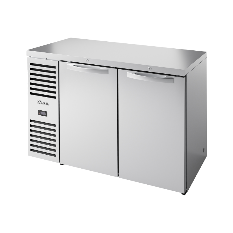 Arrière bar réfrigéré inox 2 portes pleines battantes L,1321