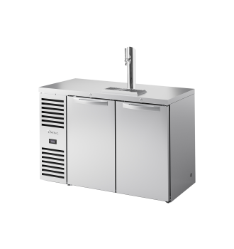 Refroidisseuret distributeur de bière inox 2 portes pleines battantes L,1321