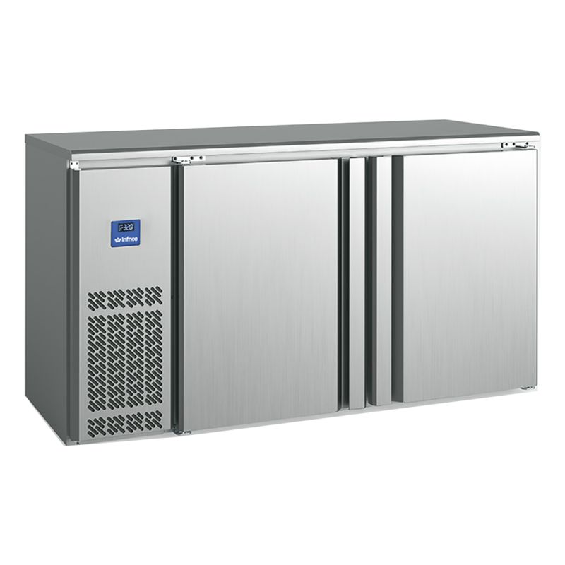 Arrière bar positif 2 portes pleines