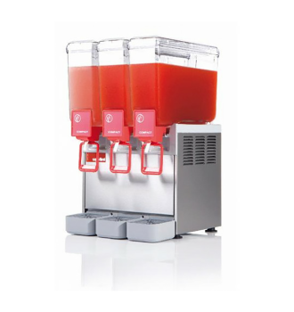 Cold beverage dispenser 3x8 L