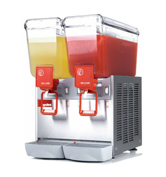 Cold beverage dispenser 2x12 L