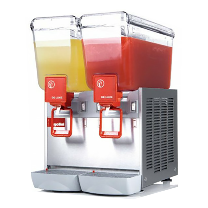 Cold beverage dispenser 2x12 L