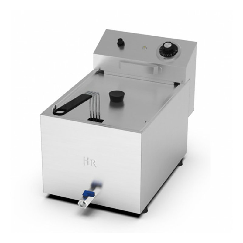 Tabletop fryer with drainage, 8L