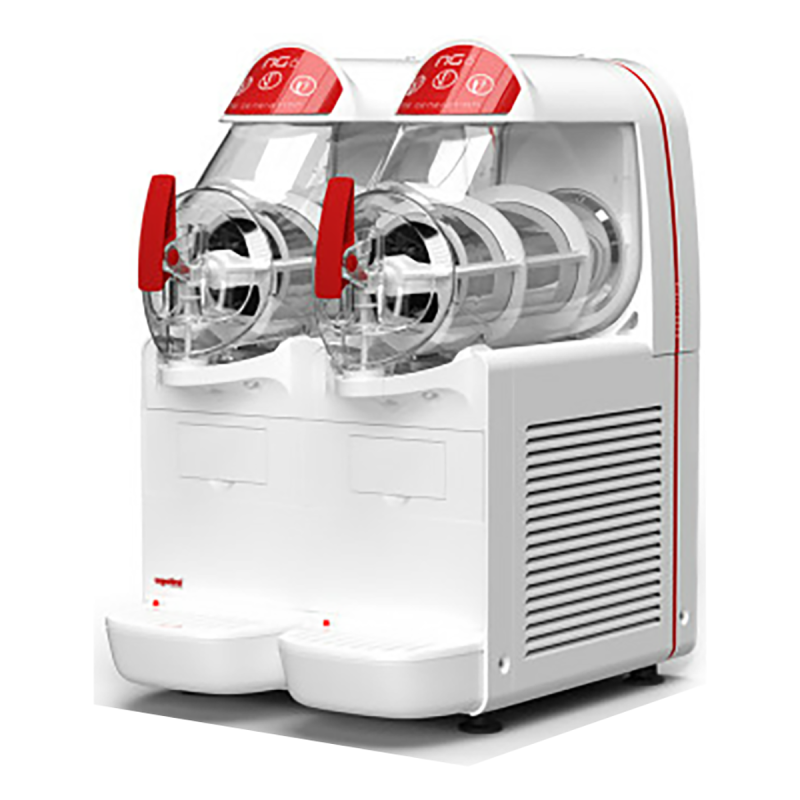 Slush and frappe dispenser 2x6 L