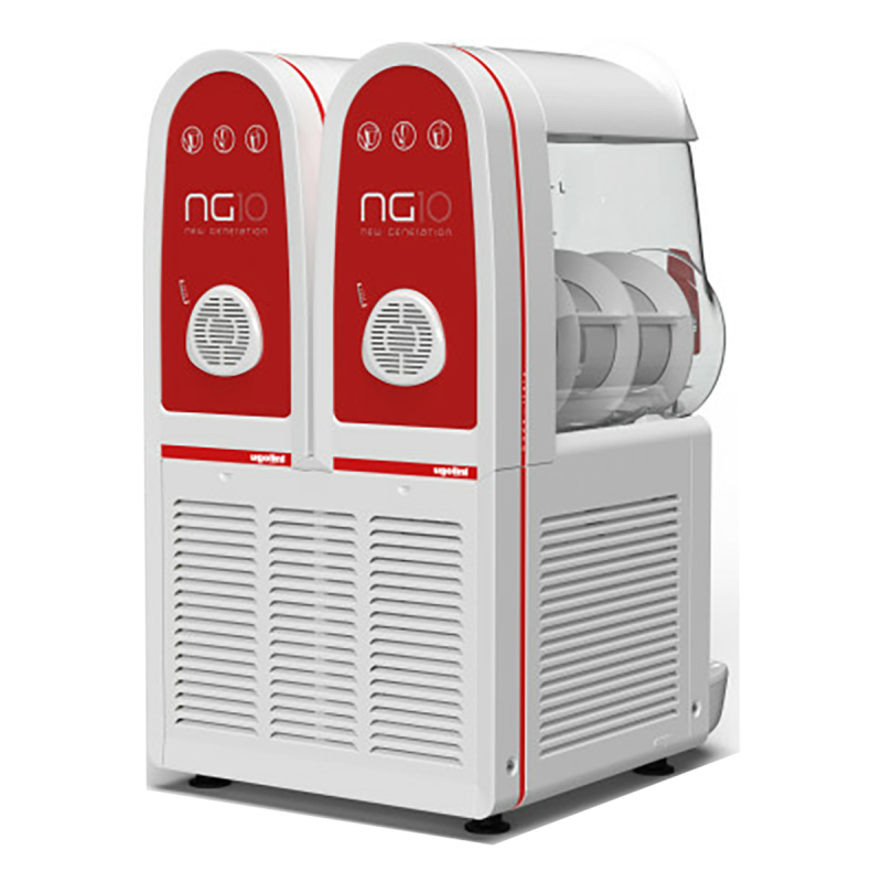 Slush and frappe dispenser 2x10 L