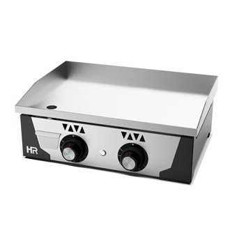 Chrome gas griddle L.600