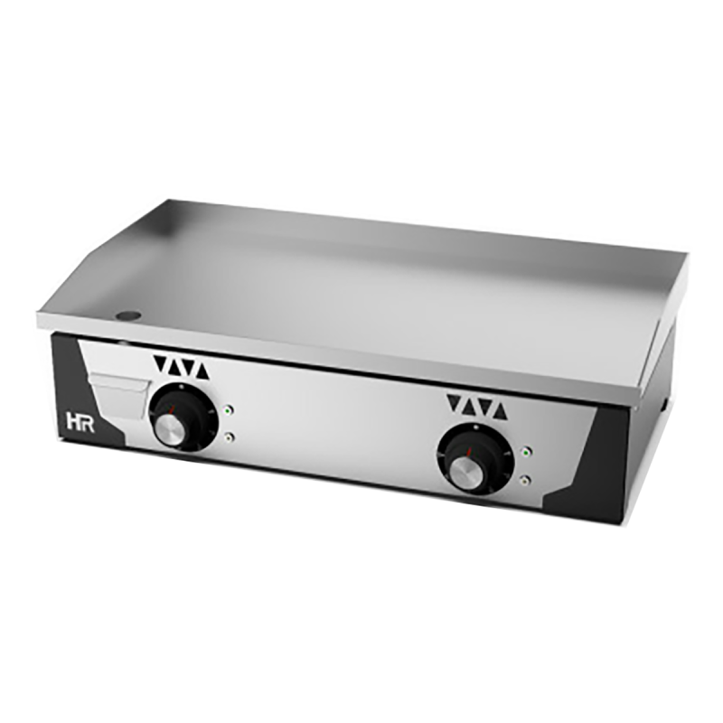 Chrome gas griddle L.800