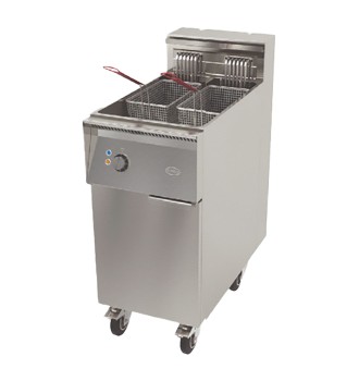 Friteuse mécanique 1 cuve simple 22 L 12kW