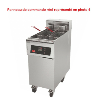 Programmable electric fryer 1 single tank 22 L