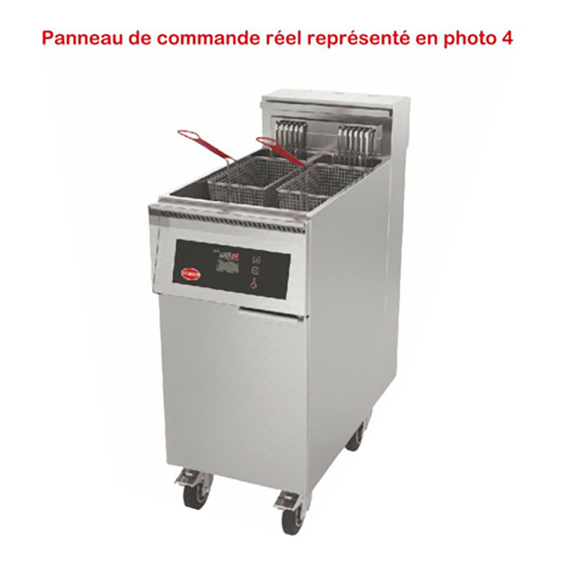 Friteuse électrique programmable 1 cuve simple 22 L