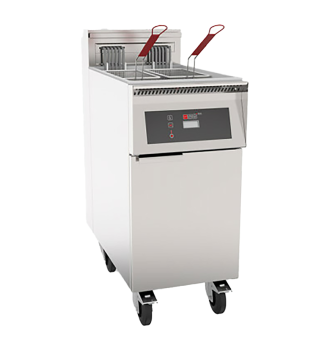 Friteuse électrique avec filtration 1 cuve simple 22 L