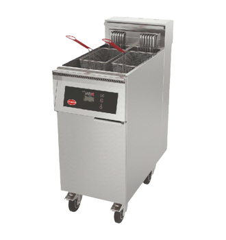 Friteuse électrique avec filtration 1 cuve simple 22 L