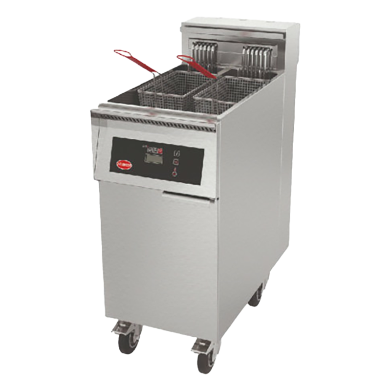 Friteuse électrique avec filtration 1 cuve simple 22 L