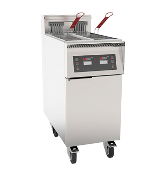 Friteuse électrique avec filtration 1 cuve double 11 L 17kW