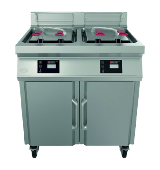 Electric fryer with...